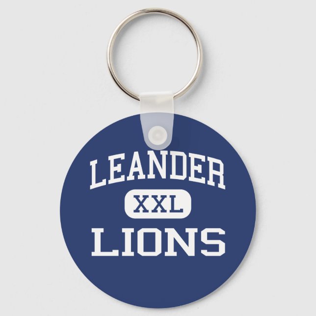 Llavero Leander - Leons - High School - Leander Texas (Anverso)