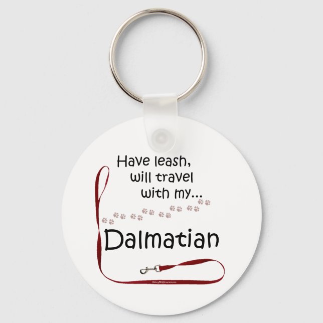 Llavero Leash de viaje de Dalmacia - Keychain (Anverso)