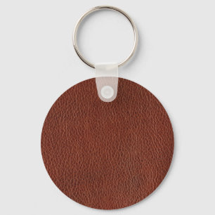 Llavero Leather Basic Button Keychain
