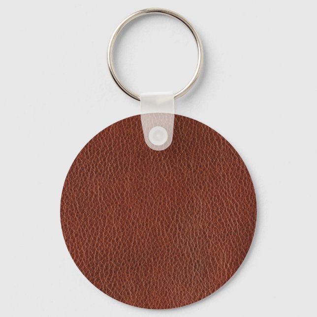 Llavero Leather Basic Button Keychain (Anverso)