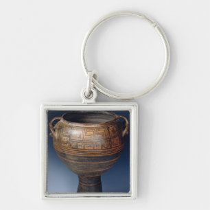 Llavero Lebes adornó con un modelo geométrico