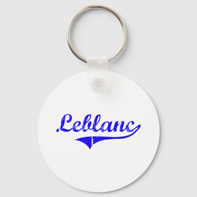 Llavero Leblanc Surname Classic Style (Anverso)