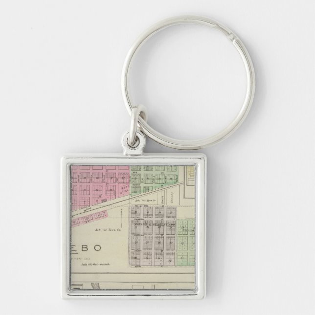 Llavero Lebo, LeRoy y Strawn, Kansas (Frente)