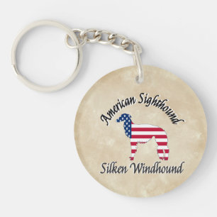 Llavero Lebrel Silken Windhound - Americano 