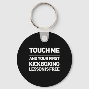 Llavero Lección divertida de kickboxing Touch Me es kickbo