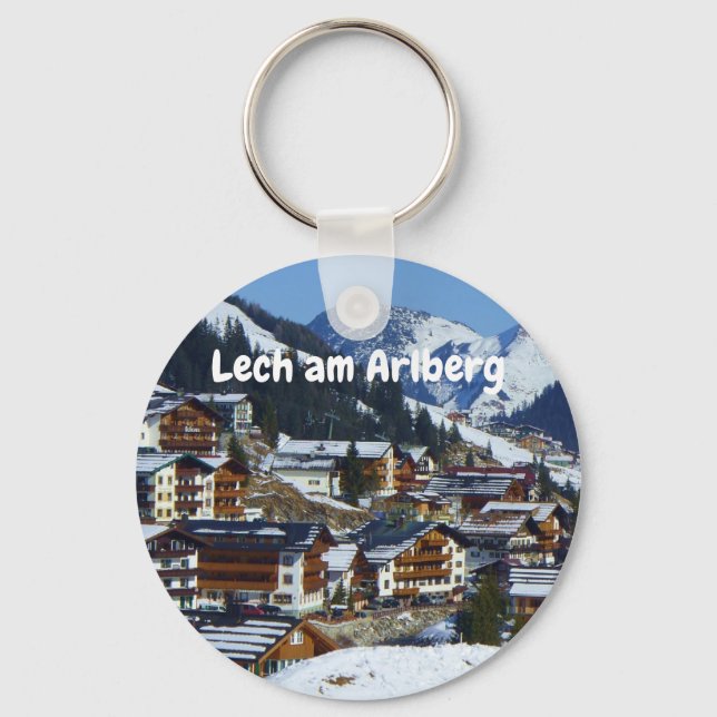 Llavero Lech am Arlberg en Austria Souvenir (Anverso)