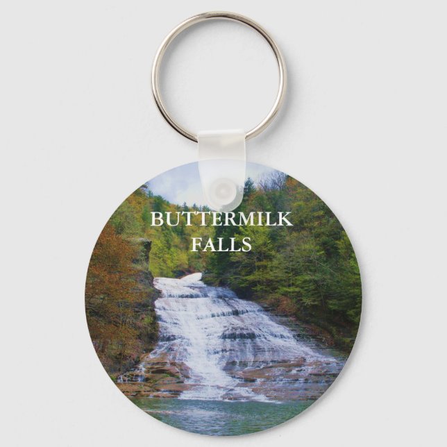 Llavero LECHE BUTTERMILK FALLS keychain (Anverso)