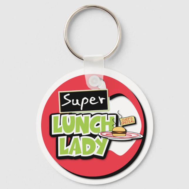 Llavero Leche - Super Lunch Lady (Anverso)