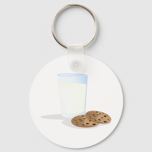 Llavero Leche y cookies (Anverso)