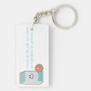 Llavero Leche y galletas