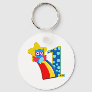 Llavero Lechuza de primer cumpleaños