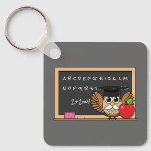 Llavero Lechuza educativa con Personalizado Apple