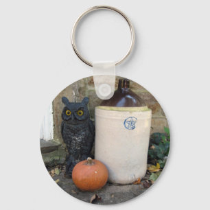 Llavero Lechuza, Jug & Pumpkin Halloween Keychain