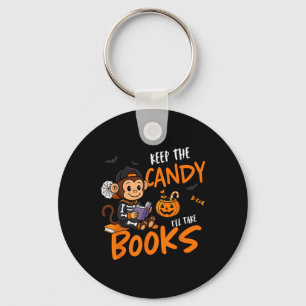 Llavero Lector de libros lindo Halloween leyendo gusanos d