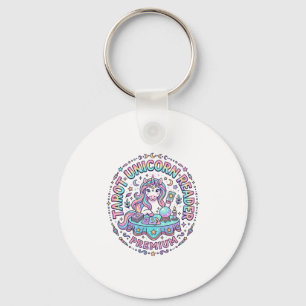 Llavero Lector de Tarot Unicornio Premium Funny Print o