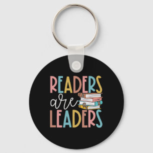 Llavero Lectores Son Líderes Leyendo Amantes Del Libro Pro