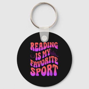 Llavero Lectura genial es deporte favorito libro divertido