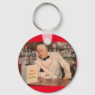 Llavero lectura mental en el bar