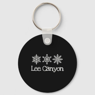 Llavero Lee Canyon Nevada Frosty Snowflakes Ski Ski