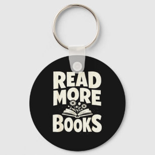 Llavero Lee más libros negrita gusano de libros inspiracio