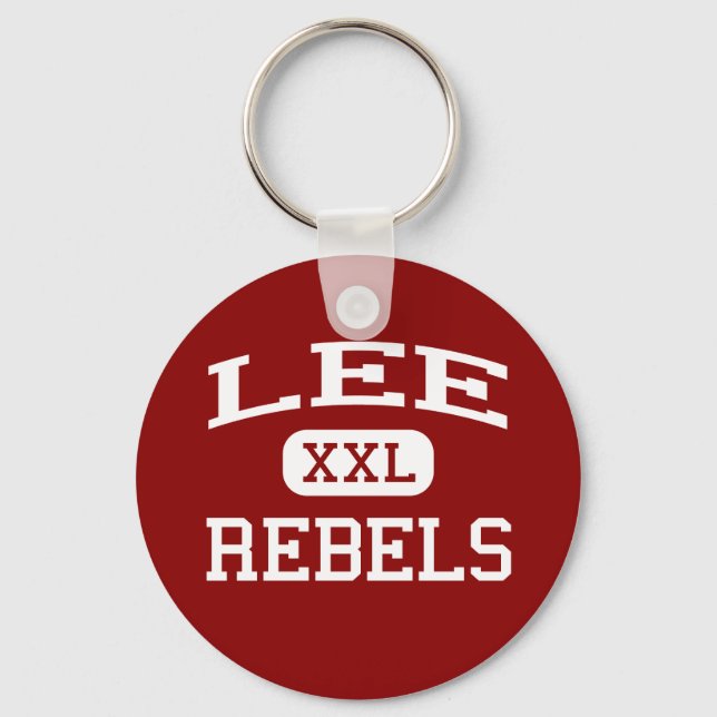 Llavero Lee - Rebels - Escuela Secundaria Lee - Midland Te (Anverso)