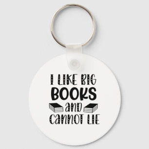 Llavero Leer arte me gustan los libros grandes y no puedo