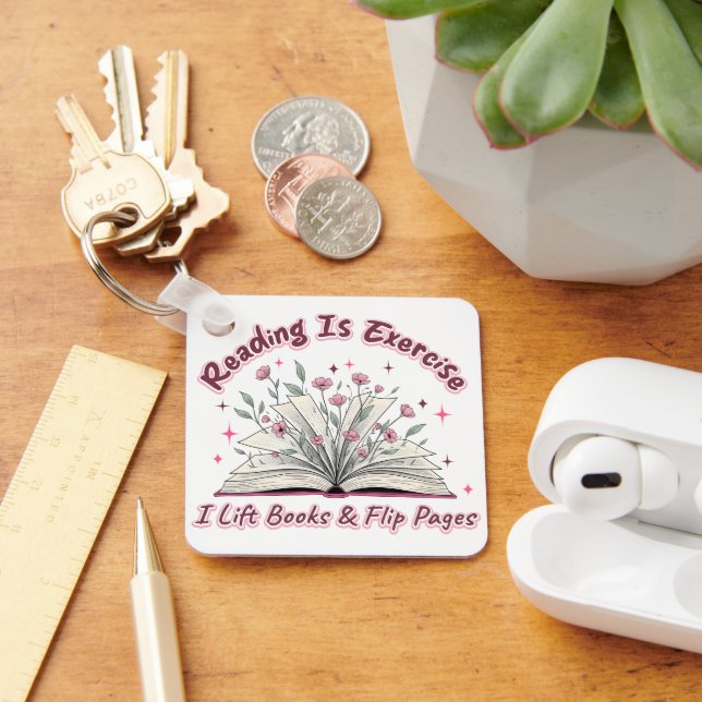 Llavero Leer es ejercicio... (Escritorio )