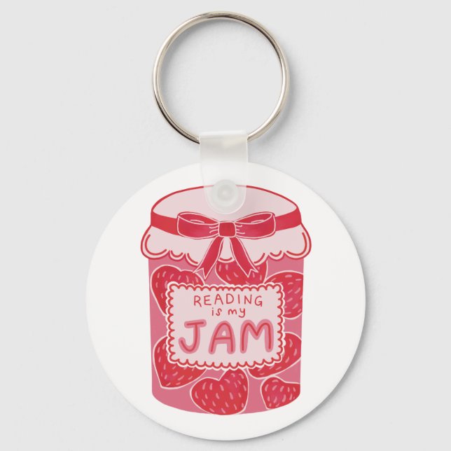 Llavero Leer es mi amante del libro de mermeladas (Anverso)