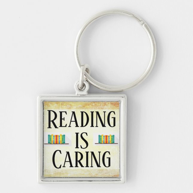Llavero Leer es una clave para preocuparse (Frente)