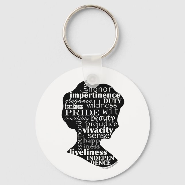 Llavero Leer Jane Austen Cameo (Anverso)
