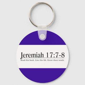 Llavero Leer la Biblia Jeremiah 17:7-8