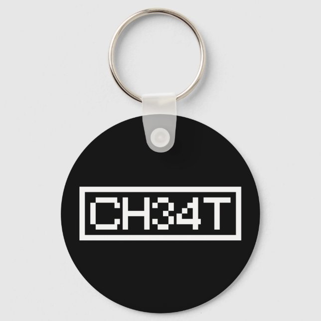 LLAVERO LEET CHEAT KEYCHAIN (Anverso)
