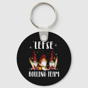 Llavero Lefse Rolling Team Gnomes Navidades Xmas Plaid Kid