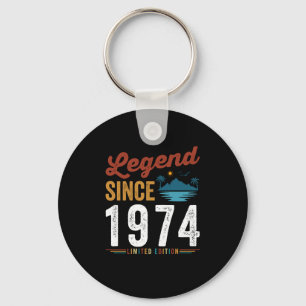 Llavero Legend Since 1974 Birthday Retro Vintage