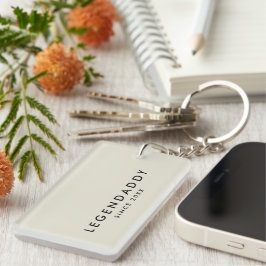Llavero LegenDaddy para legendarios dads simple minimalist