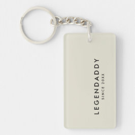 Llavero LegenDaddy para legendarios dads simple minimalist