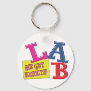 LLAVERO LEMA DEL LABORATORIO - CONSEGUIMOS RESULTADOS -