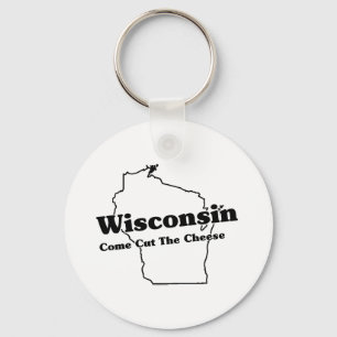 Llavero Lema estatal de Wisconsin