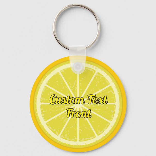 Llavero Lemon Slice Keychain (Anverso)