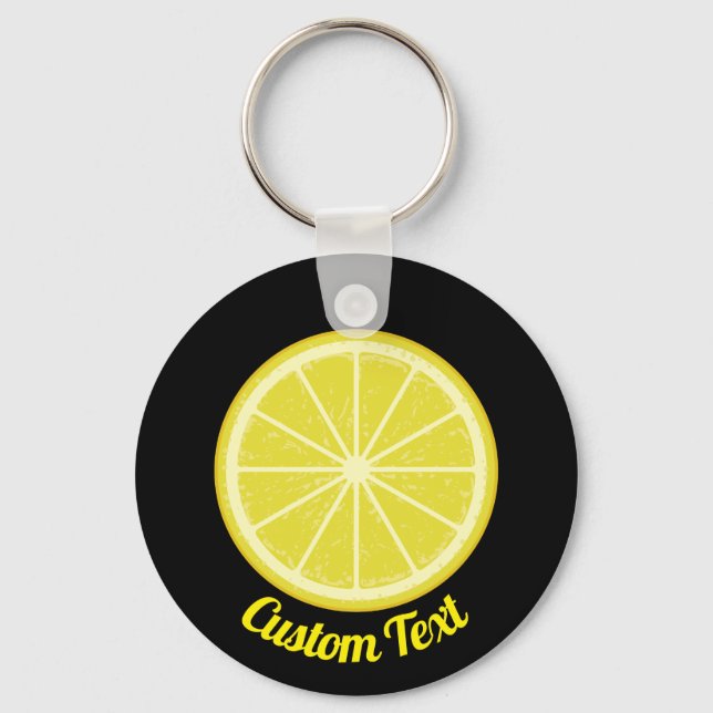 Llavero Lemon Slice Keychain (Anverso)
