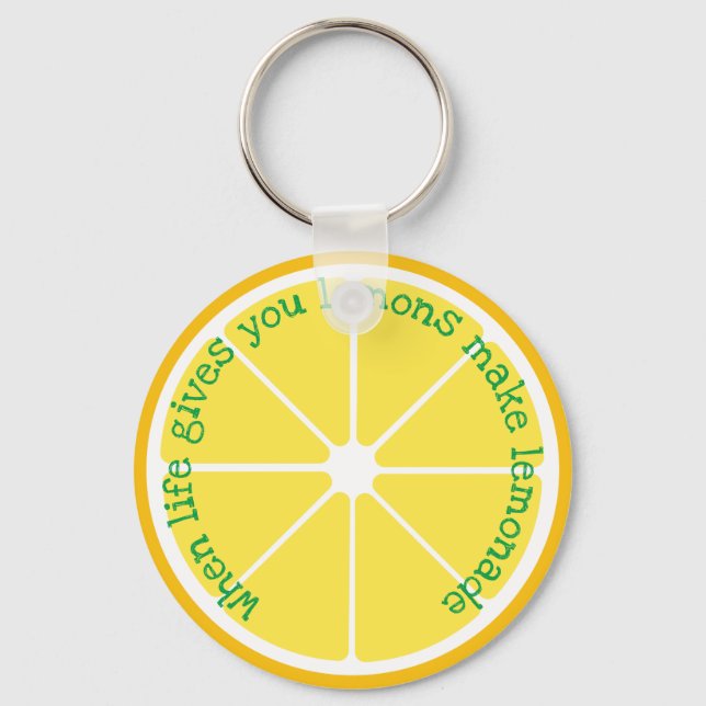 Llavero Lemon Slice Keychain (Anverso)