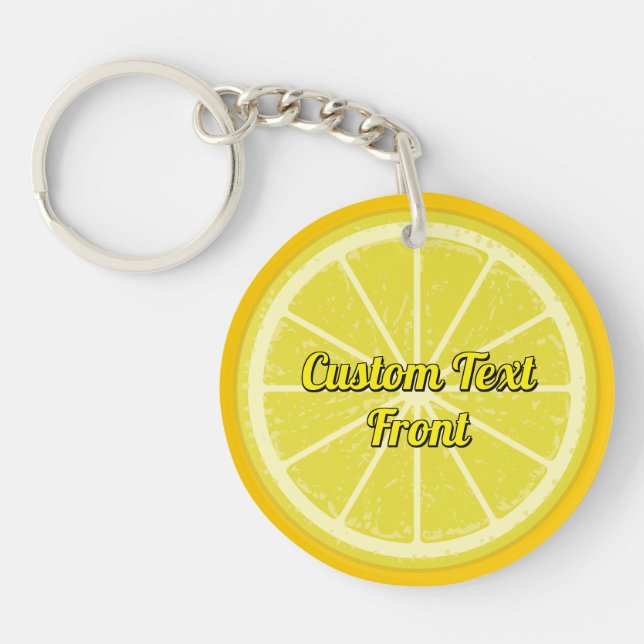 Llavero Lemon Slice Keychain (Frente)