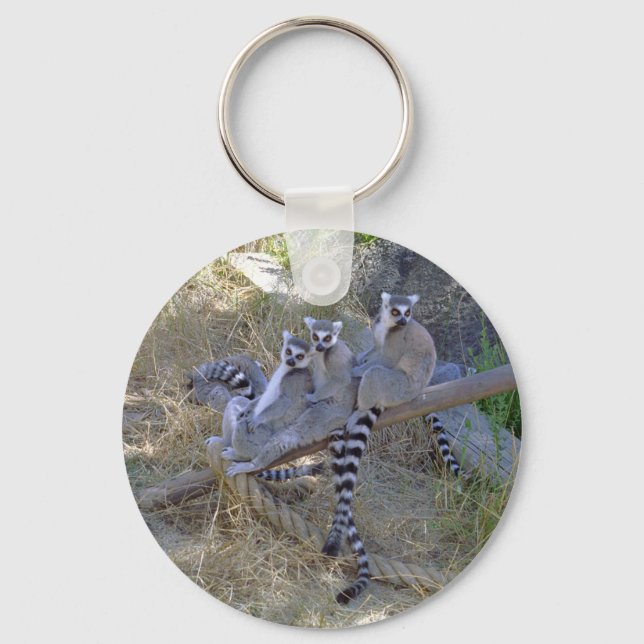 Llavero Lemur Line Keychain (Anverso)