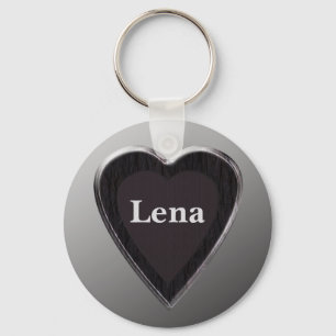 Llavero Lena Heart Keychain por 369MyName