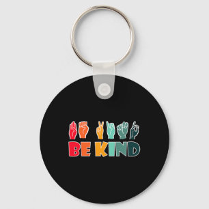 Llavero Lenguaje de señas americano amable Conciencia de d