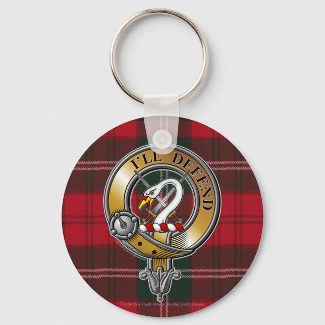 Llavero Lennox Tartan & Badge (Anverso)