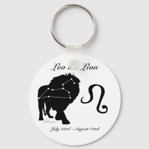 Llavero Leo Constellation/Zodiac Keychain