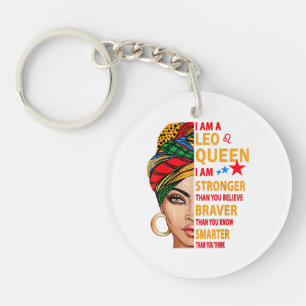 Llavero Leo queen soy un regalo de cumpleaños más fuerte y