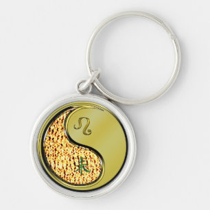 Llavero Leo y la cabra Metalizado