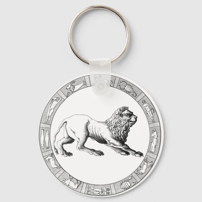 Llavero Leo Zodiac Keychain (Anverso)